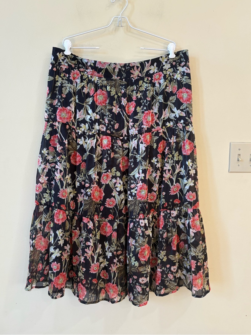 Lauren Conrad Floral Skirt